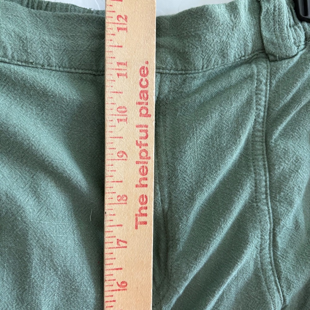 Anthropologie Sage Green Cargo Utility Pants Elastic Waist Size S Relaxed Fit‎ - Picture 9 of 11